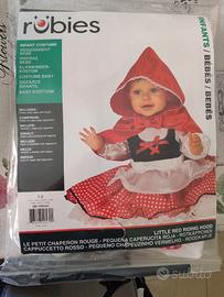 vestito cappuccetto rosso 1-2 anni