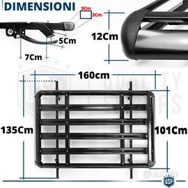 Subito - RT ITALIA CARS - Cestello PORTAPACCHI per Hyundai in ALLUMINIO  Nero - Accessori Auto In vendita a Bari