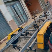 Rimorchio doppio asse per barca