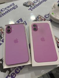 Iphone 16 plus pink batteria 100% garznai apple it