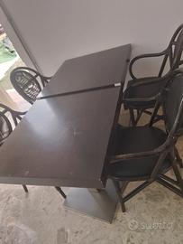 tavoli e sedie panche in pelle 