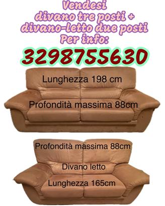 Divano doppio piu triplo