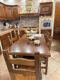 Cucina IN LEGNO NOCE