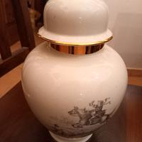 vaso ceramica vintage con coperchio bavaria