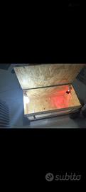 Teca per rettili comprese lampade,80x40x40