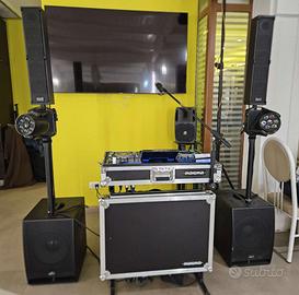 Line array MPE GoCompact12 impianto a colonna
