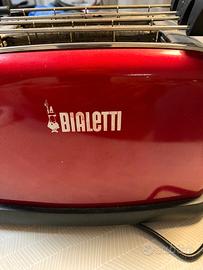 Tostapane Bialetti rosso acciaio inox 2 fette