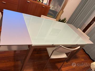 Tavolo Calligaris in vetro