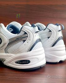 New Balance 530 White Silver Navy 38.5