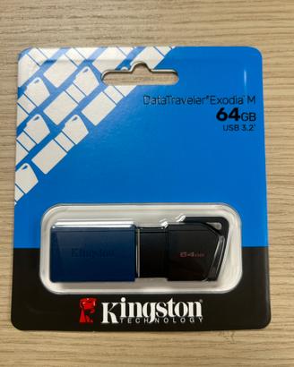 Chiavetta USB Kingston DataTraveler Exodia M 64GB