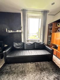 Divano letto in similpelle