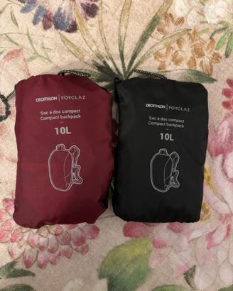 Coppia zainetti pieghevoli