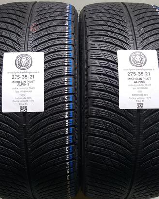 2 GOMME 275 35 21 MICHELIN A76445