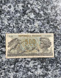 Banconota italiana da 500 Lire "Aretusa"