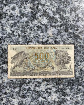Banconota italiana da 500 Lire "Aretusa"