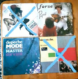 8 Vinili 45 giri successi anni '70 e '80 dischi