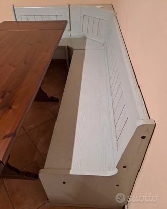 PANCA Angolare 1,36x2,16 con doppia presa corrente