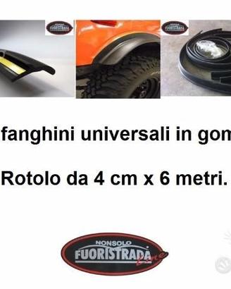 Parafanghini in Gomma Da 4 Cm x 6 Metri