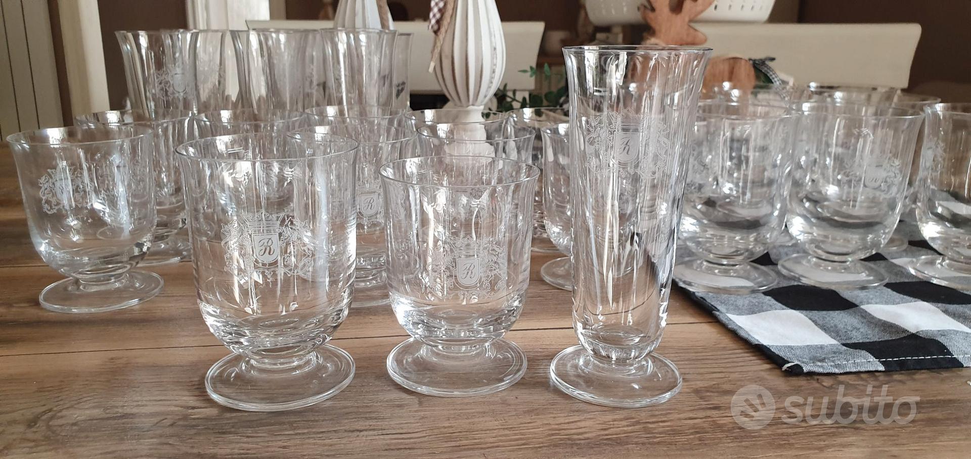 Servizio vintage di bicchieri in cristallo Rothman - Arredamento e