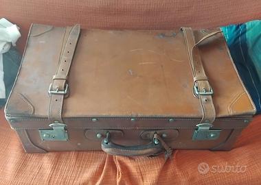 Valigia Vintage doppia  in pelle