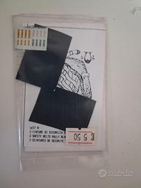 cinture sicurezza ner e decal per sedili modellini