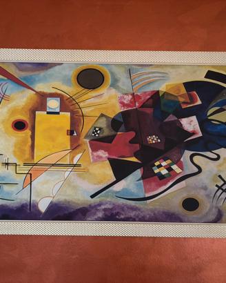 Quadro Kandinsky Giallo Rosso e Blu