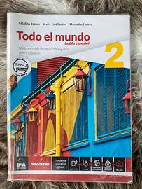 Libro di grammatica spagnolo "Todo el mundo 2"
