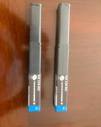 2 punte trapano DIN 338 HSS ACCIAIO