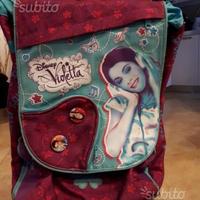 Zaino scuola Disney Violetta Nuovo espandibile