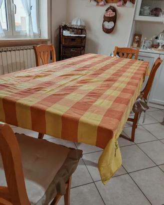 Tovaglia arancione giallo