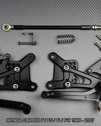 Pedane arretrate HONDA CBR 600 F FI FS 1999 - 2007