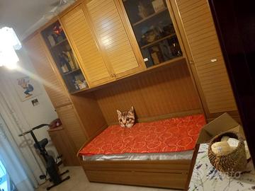 cameretta a ponte in legno