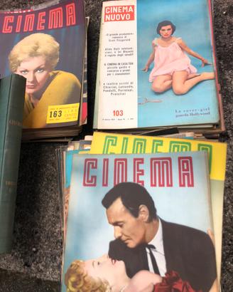 riviste Cinema anni 50 rilegate e singole