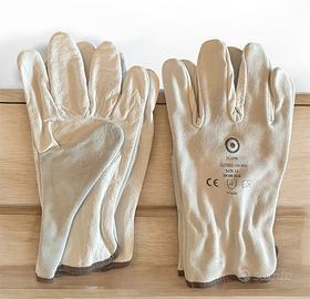 2paia di guanti da lavoro in pelle da lavoro nuova