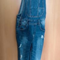 Salopette jeans vintage Y2K taglia M