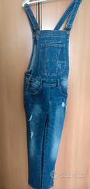 Salopette jeans vintage Y2K taglia M