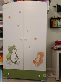 Armadio per bimbi ERBESI LILO & GIO con orsetti