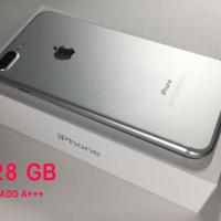 iPhone 7 PLUS 128 GB  SILVER ( Argento Bianco)