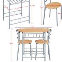 Tavolino con sedie a scomparsa