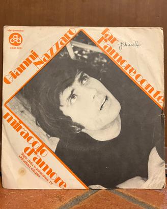 Vinile 45 giri Miracolo d’amore - Gianni Nazzaro