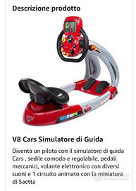 Simulatore di guida v8 cars