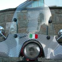 Parabrezza vespa px handmade unico esemplare