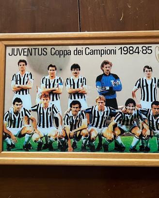 Quadro Juventus coppa dei campioni 1984/85