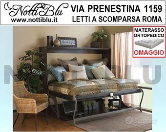 Letto a Scomparsa orizzontale stile inglese