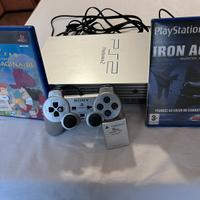 Playstation 2 silver fat