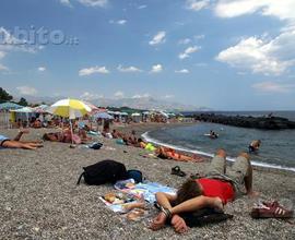 Casa fronte mare con terrazza vista Vulcano Etna