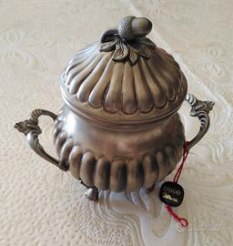 Zuccheriera in peltro