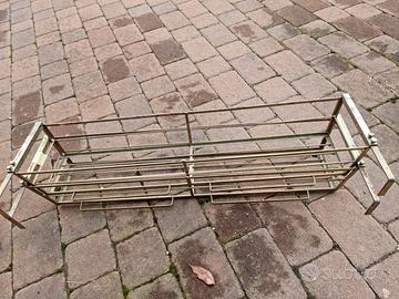 Fioriere in acciaio regolabili finitura ottone