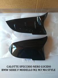 Calotte nero lucido M3 M4 style Bmw serie 1 2 3 4