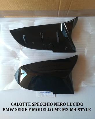 Calotte nero lucido M3 M4 style Bmw serie 1 2 3 4